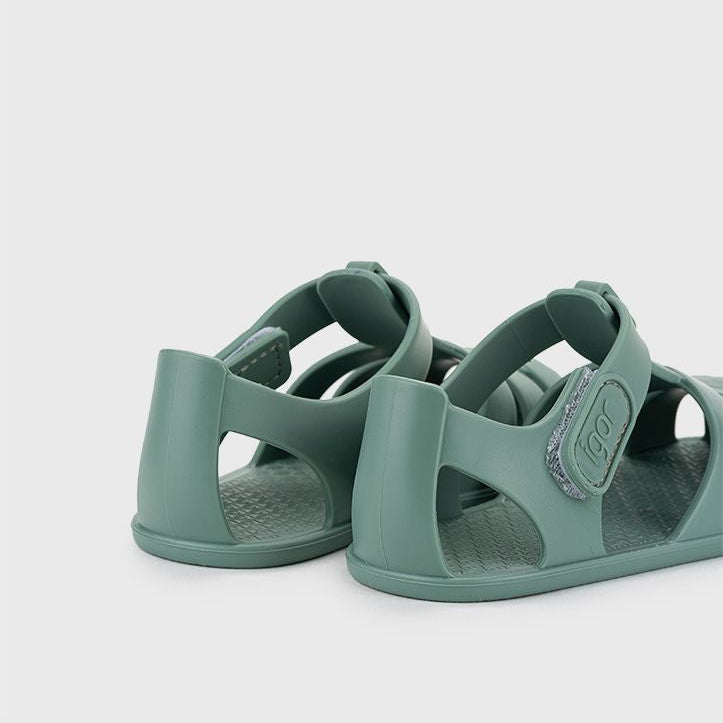 Sandales IGOR Nemo enfant antidérapantes barefoot – Plage & piscine à scratch