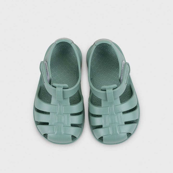 IGOR Nemo Sandales barefoot enfant – Semelle souple, résistantes à l’eau, velcro, plage et piscine