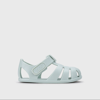 Sandales barefoot enfant IGOR Nemo – Plage et piscine – couleur Menta – vue 1
